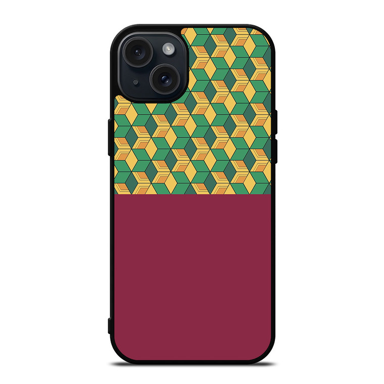 DEMON SLAYER TOMIOKA PATTERN 2 iPhone 15 Plus Case Cover