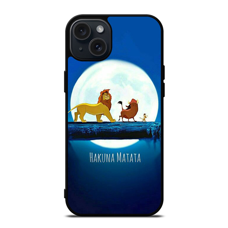 DISNEY HAKUNA MATATA LION KING iPhone 15 Plus Case Cover