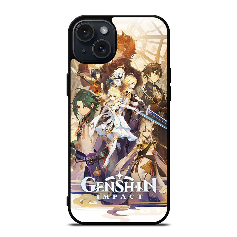 GENSHIN IMPACT GAME CHARACTERS iPhone 15 Plus Case Cover