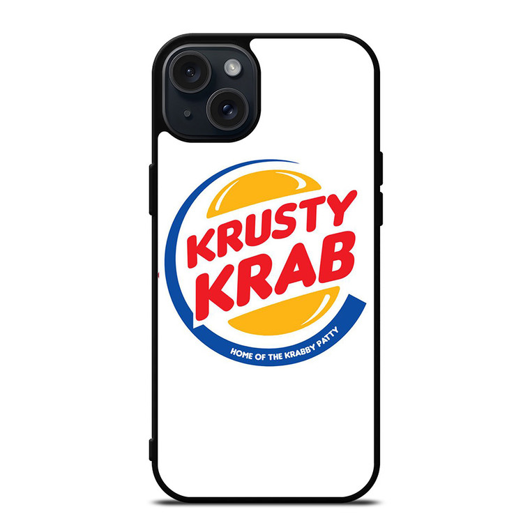 KRUSTY CRAB LOGO SPONGE BOB iPhone 15 Plus Case Cover