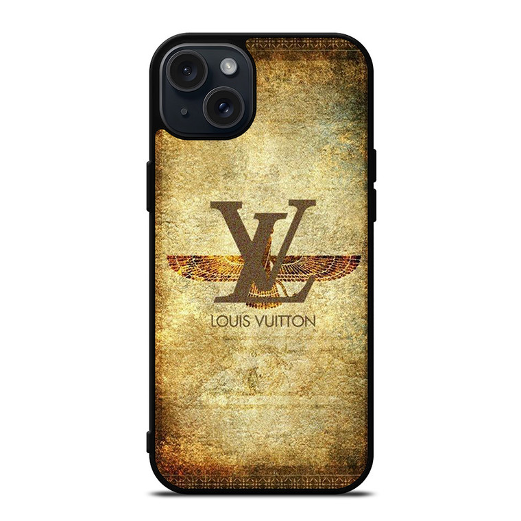 LV LOUIS VUITTON LOGO ICON GOLDEN EAGLE iPhone 15 Plus Case Cover