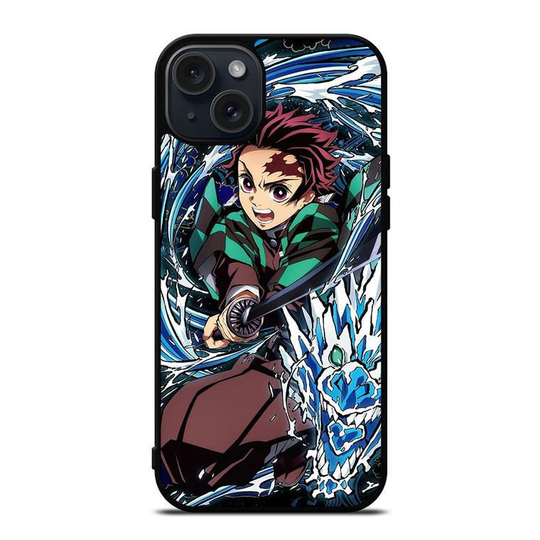 MANGA DEMON SLAYER TANJIRO KAMADO ANIME iPhone 15 Plus Case Cover