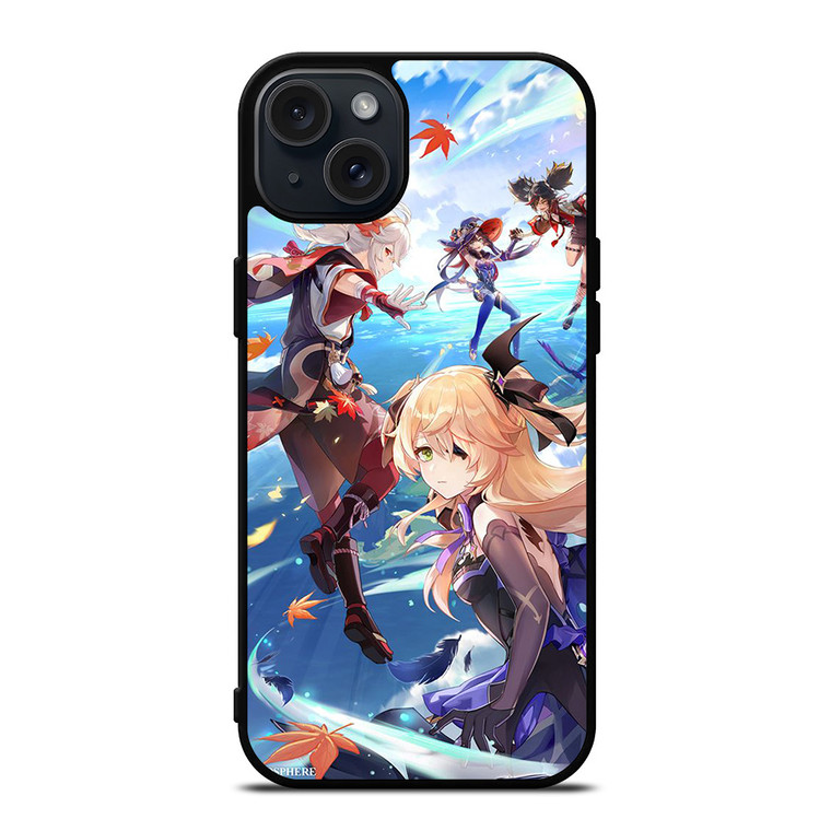 MOBILE GAME CHARACTERS GENSHIN IMPACT iPhone 15 Plus Case Cover