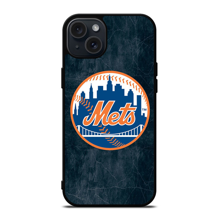 NEW YORK METS BASEBALL LOGO iPhone 15 Plus Case Cover