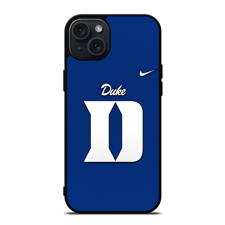 NIKE DUKE BLUE DEVILS iPhone 15 Plus Case Cover