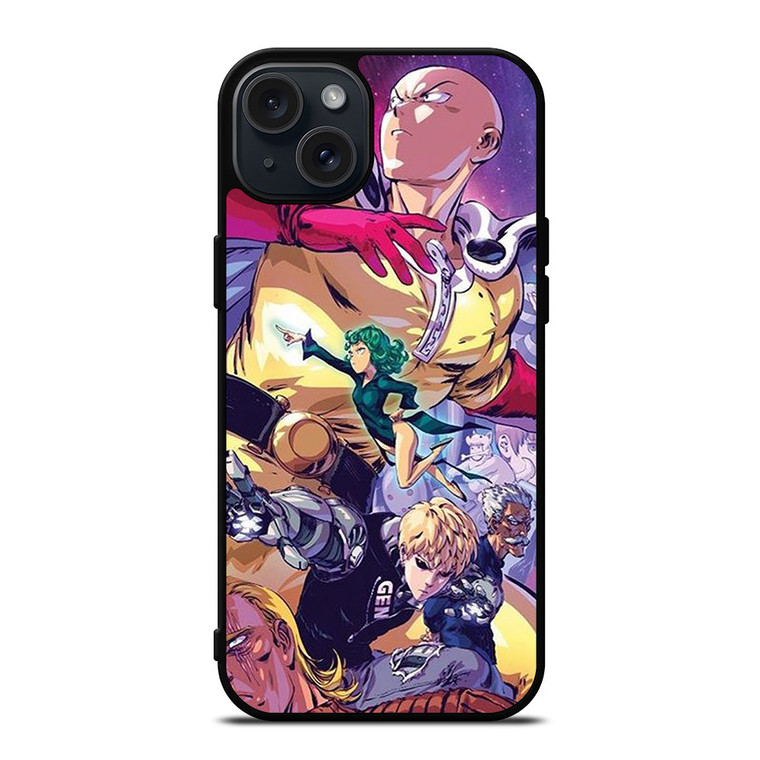 ONE PUNCH MAN ANIME CHARACTER iPhone 15 Plus Case Cover