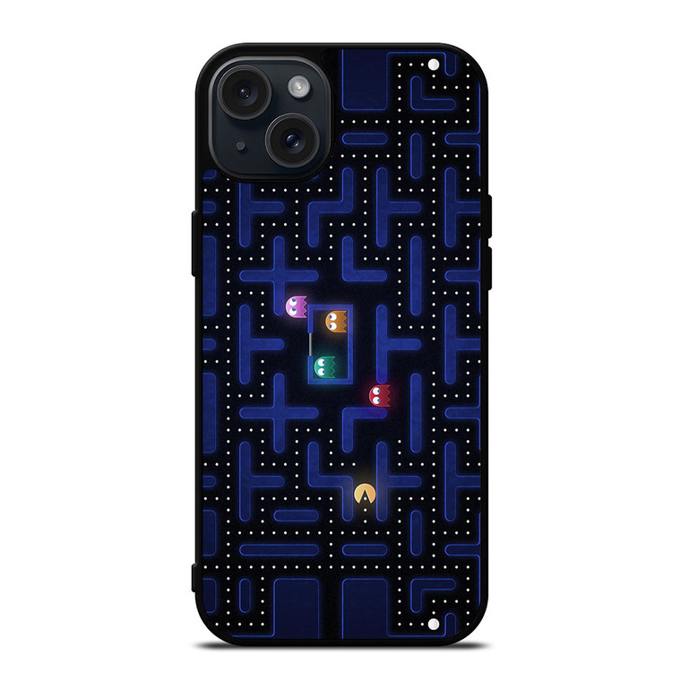 PAC MAN GAME RETRO 2 iPhone 15 Plus Case Cover