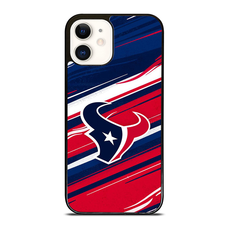 HOUSTON TEXANS LOGO ART iPhone 12 Case Cover