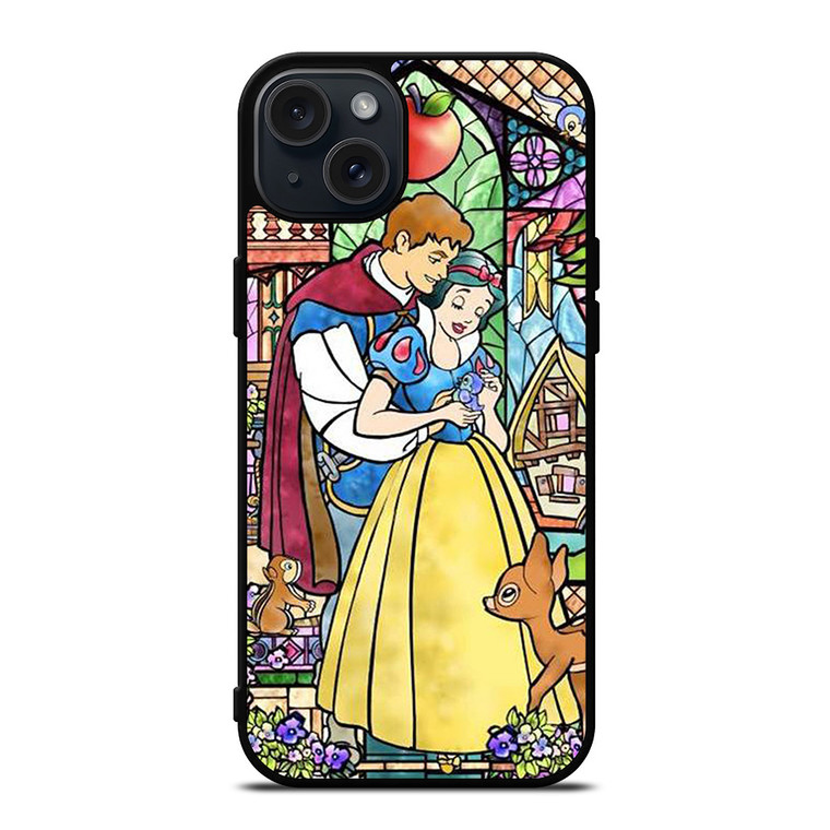 SNOW WHITE ART GLASSES Disney iPhone 15 Plus Case Cover