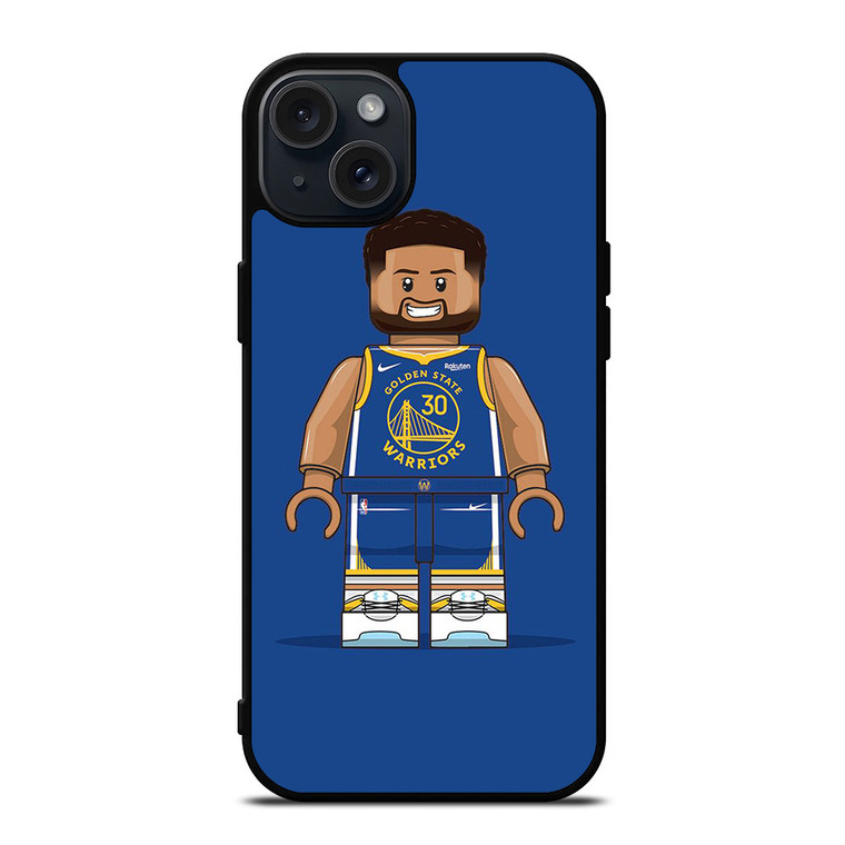 STEPHEN CURRY GOLDEN STATE WARRIORS NBA LEGO BASKETBALL iPhone 15 Plus Case Cover