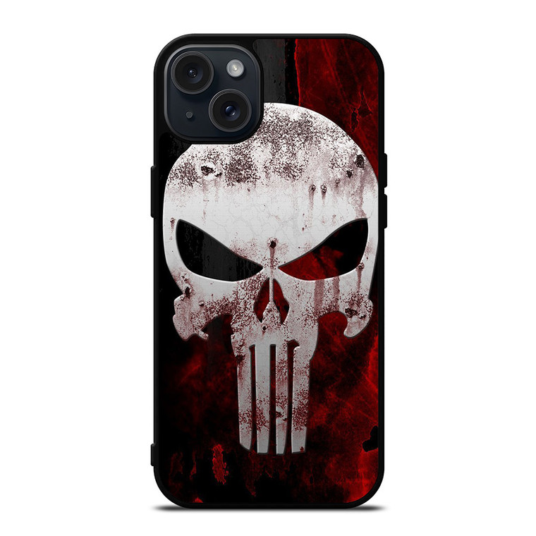 THE PUNISHER SKULL iPhone 15 Plus Case Cover