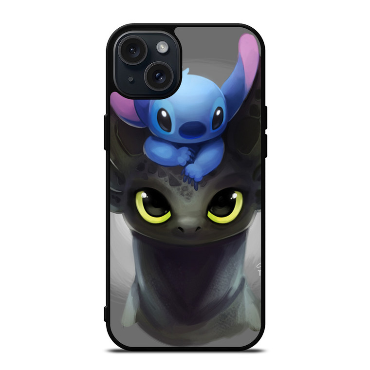 TOOTHLESS AND STITCH iPhone 15 Plus Case Cover