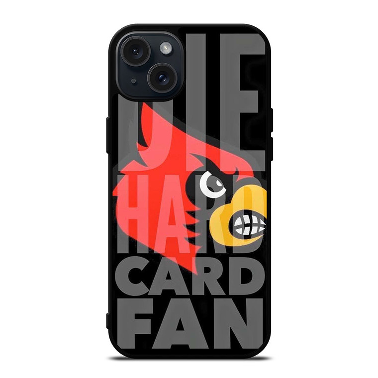 UNIVERSITY OF LOUISVILLE CARDINALS FAN iPhone 15 Plus Case Cover