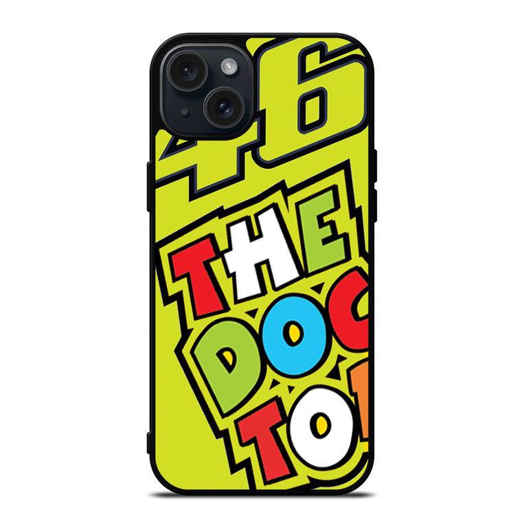 VALENTINO ROSSI VR46 THE DOCTOR iPhone 15 Plus Case Cover