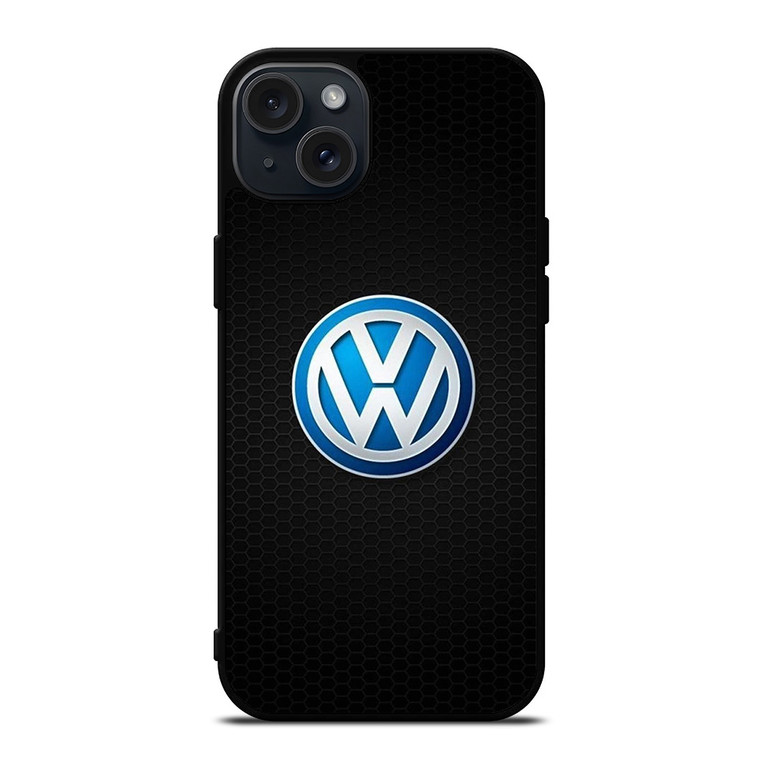 VW VOLKSWAGEN CAR METAL LOGO iPhone 15 Plus Case Cover