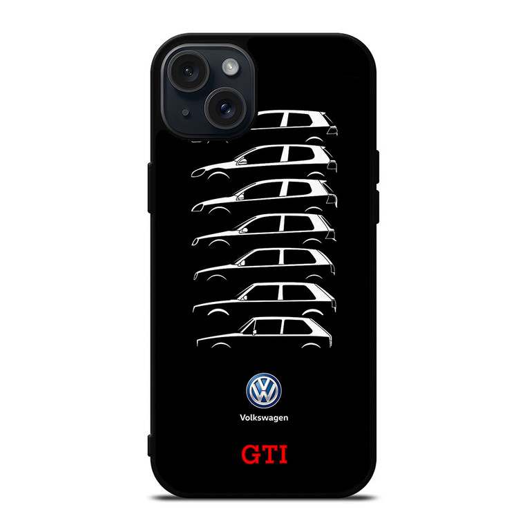 VW VOLKSWAGEN GOLF GTI EVOLUTION iPhone 15 Plus Case Cover