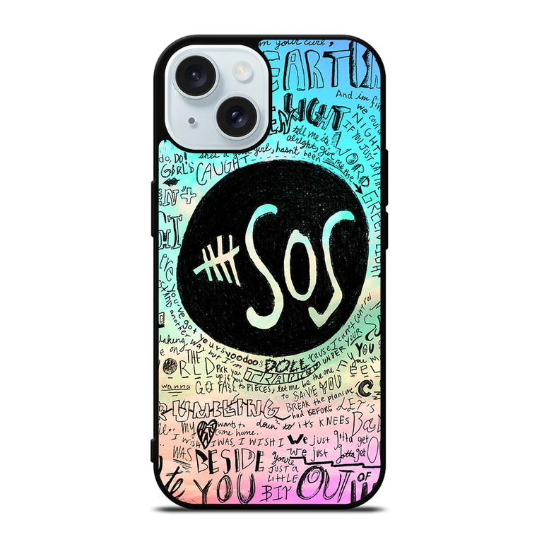 5 SECONDS OF SUMMER 3 5SOS iPhone 15 Case Cover
