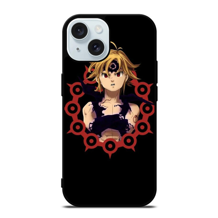 ANIME 7 SEVEN DEADLY SINS MELIODAS iPhone 15 Case Cover