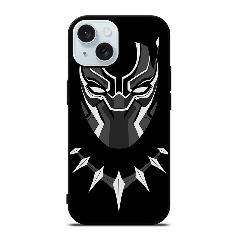 BLACK PANTHER CARTOON iPhone 15 Case Cover