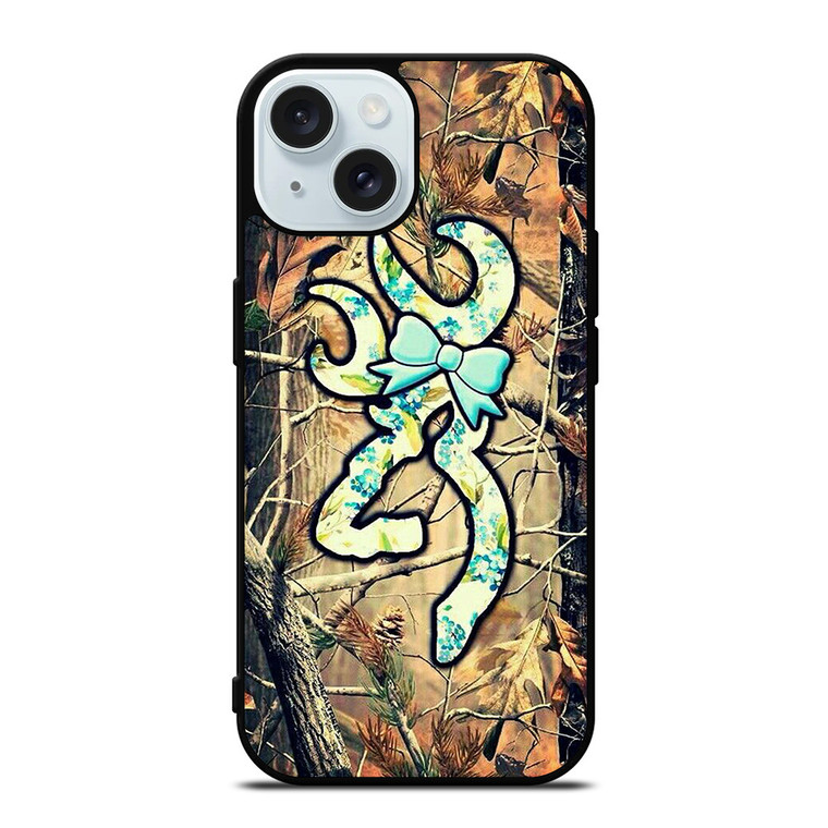 BROWNING CAMO SYMBOL iPhone 15 Case Cover