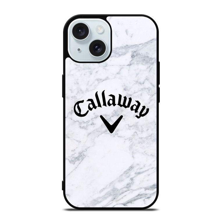 CALLAWAY GOLF MARBLE LOGO iPhone 15 Case Cover