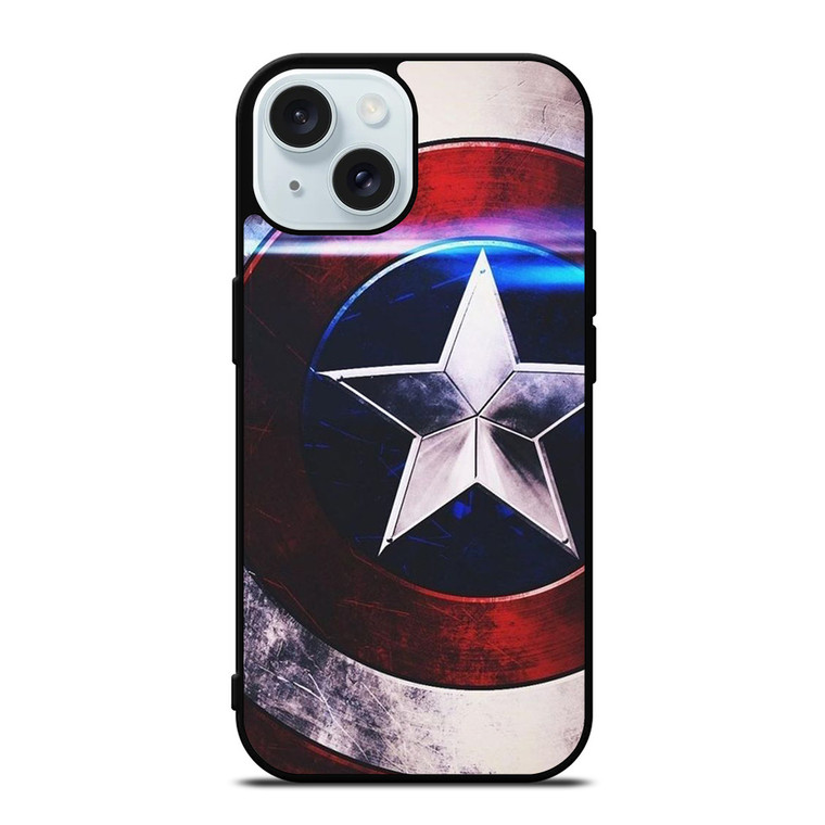 CAPTAIN AMERICA SHIELD MARVEL iPhone 15 Case Cover