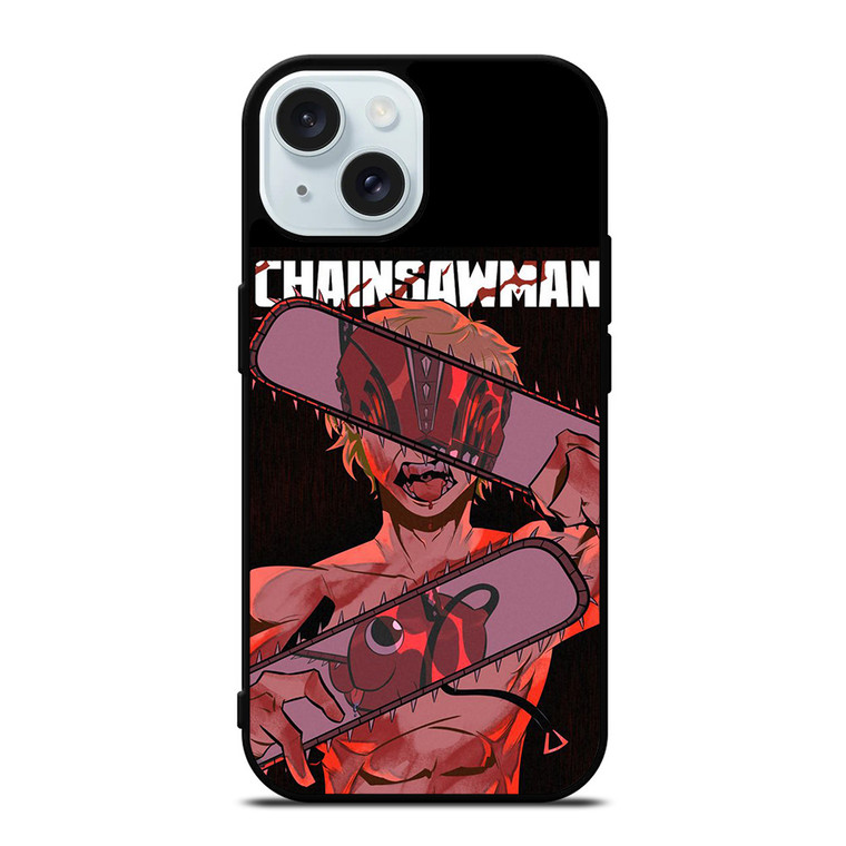 CHAINSAW MAN DENJI ART iPhone 15 Case Cover