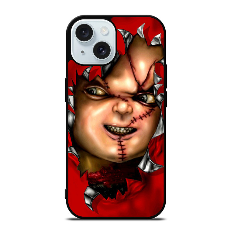 CHUCKY DOLL CREEPY iPhone 15 Case Cover