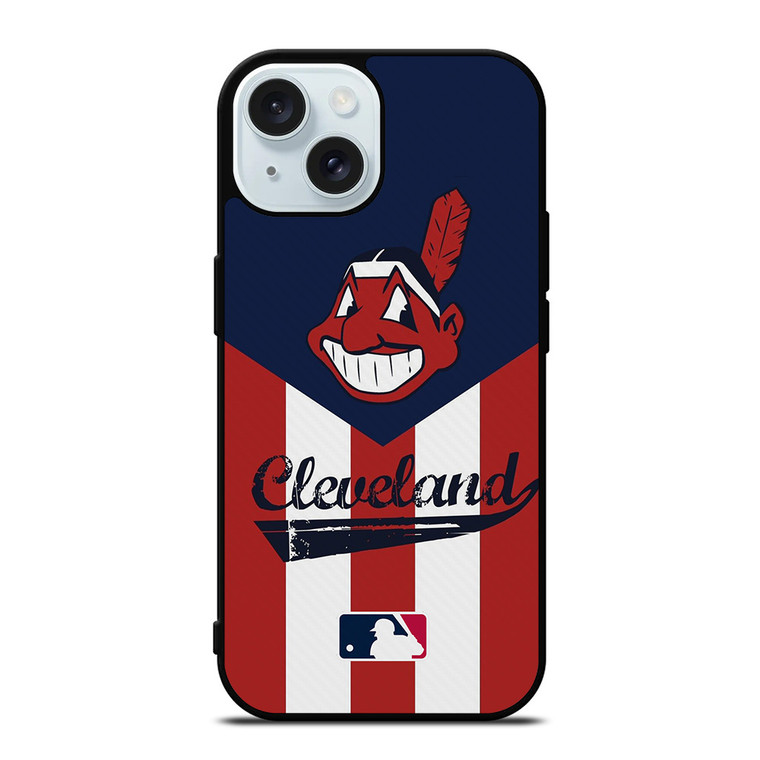 CLEVELAND INDIANS MLB iPhone 15 Case Cover