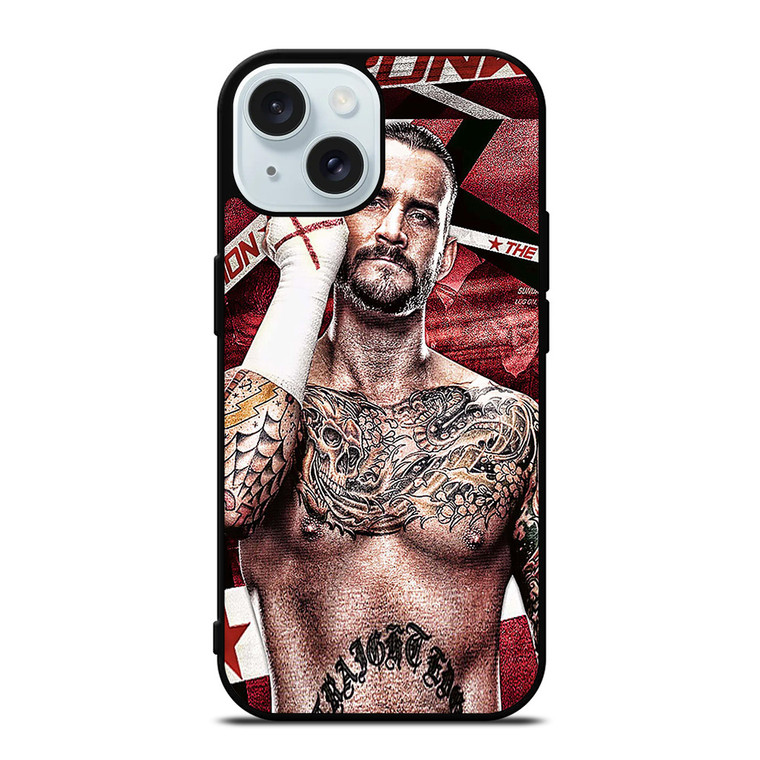 CM PUNK GLOVES iPhone 15 Case Cover