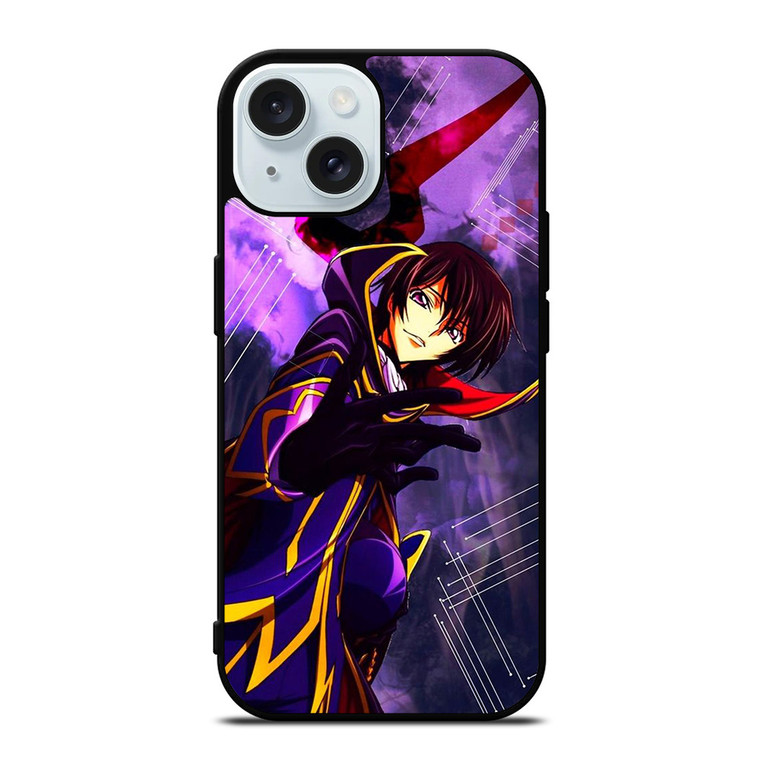 CODE GEASS LELOUCH CAMPEROUGE ANIME MANGA iPhone 15 Case Cover