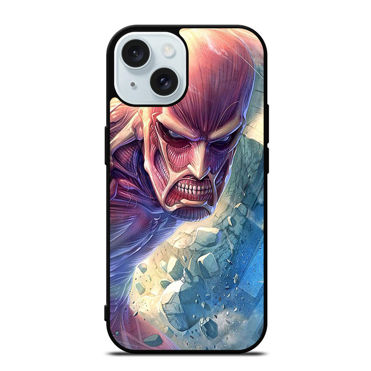 COLOSSAL TITAN ATTACK ON TITAN iPhone 15 Case Cover