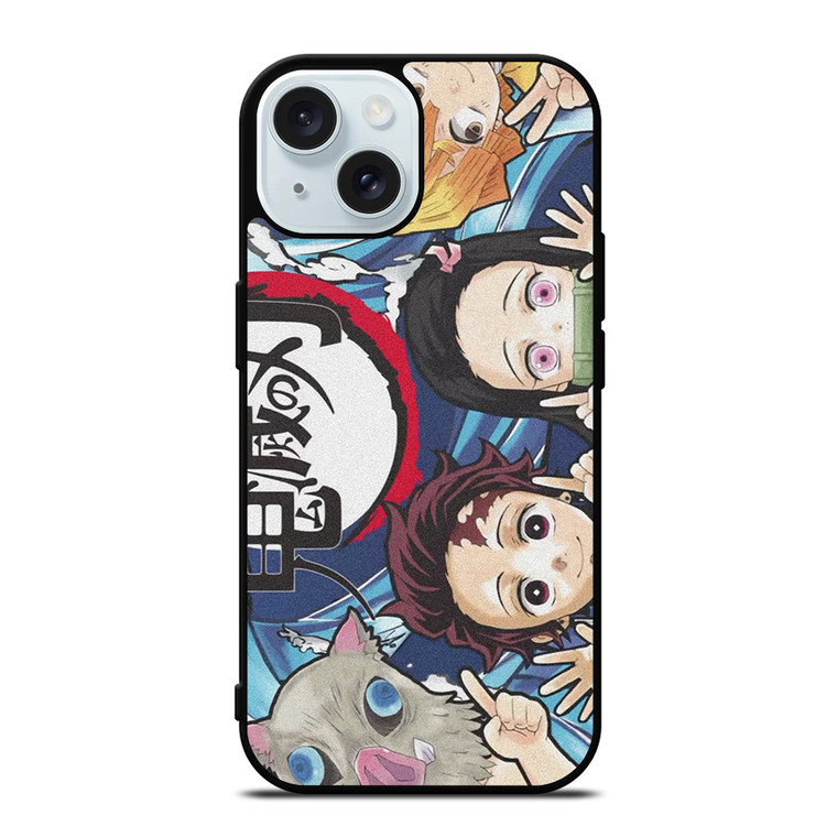 DEMON SLAYER CHARACTER iPhone 15 Case Cover