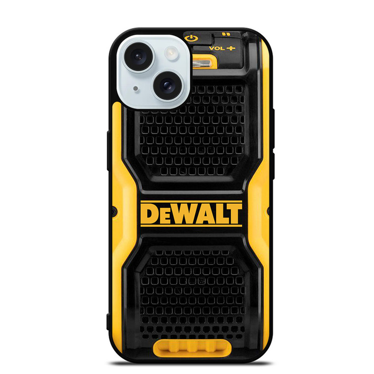 DEWALT SPEAKER BLUETOOTH iPhone 15 Case Cover