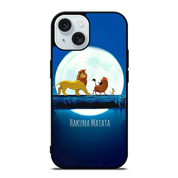 DISNEY HAKUNA MATATA LION KING iPhone 15 Case Cover