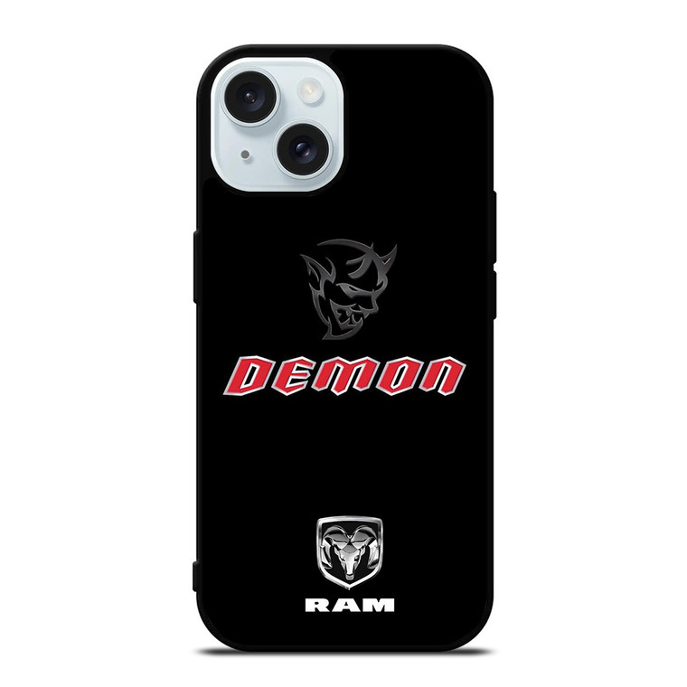 DODGE RAM DEMON LOGO iPhone 15 Case Cover