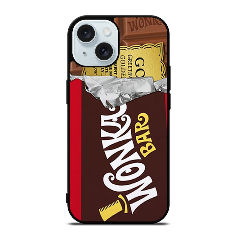 GOLDEN TICKET CHOCOLATE WONKA BAR iPhone 15 Case Cover