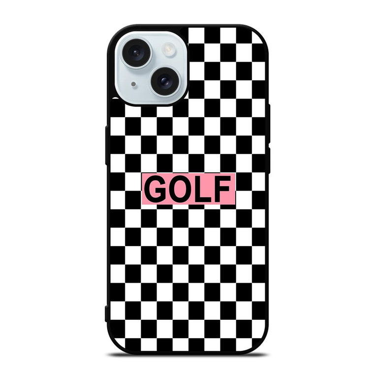 GOLF WANG BLACK WHITE PATTERN iPhone 15 Case Cover