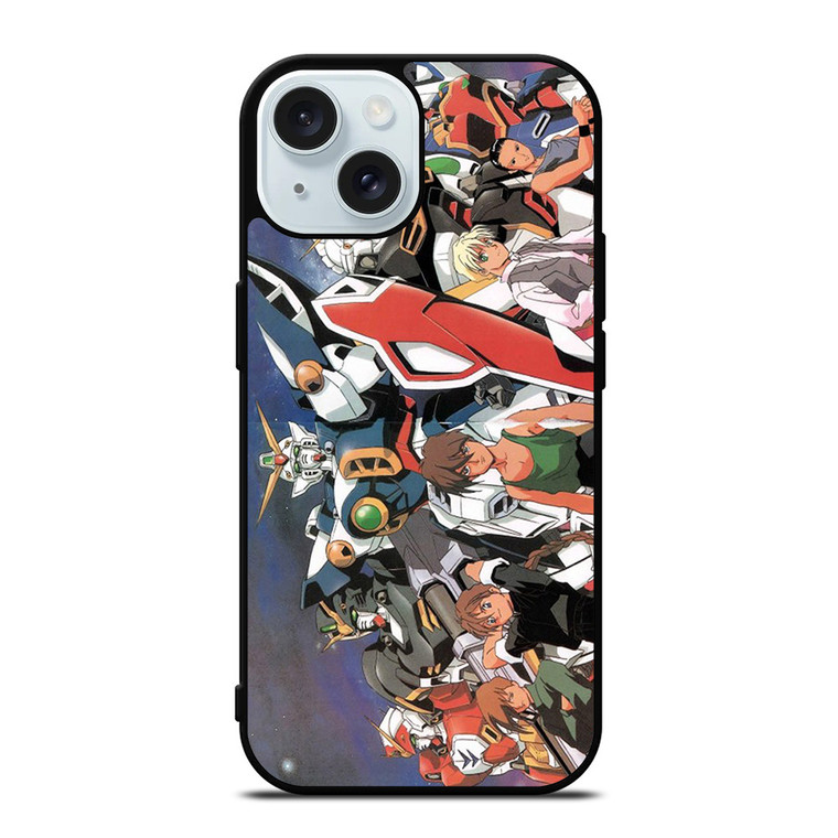 GUNDAM AND CHARACTER iPhone 15 Case Cover