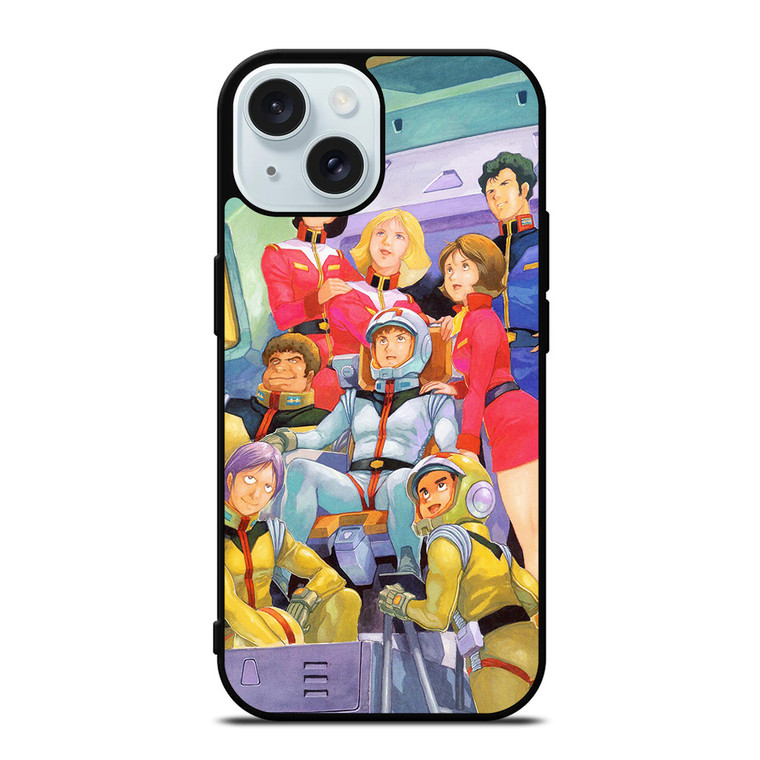 GUNDAM CARTOON CHARACTER iPhone 15 Case Cover