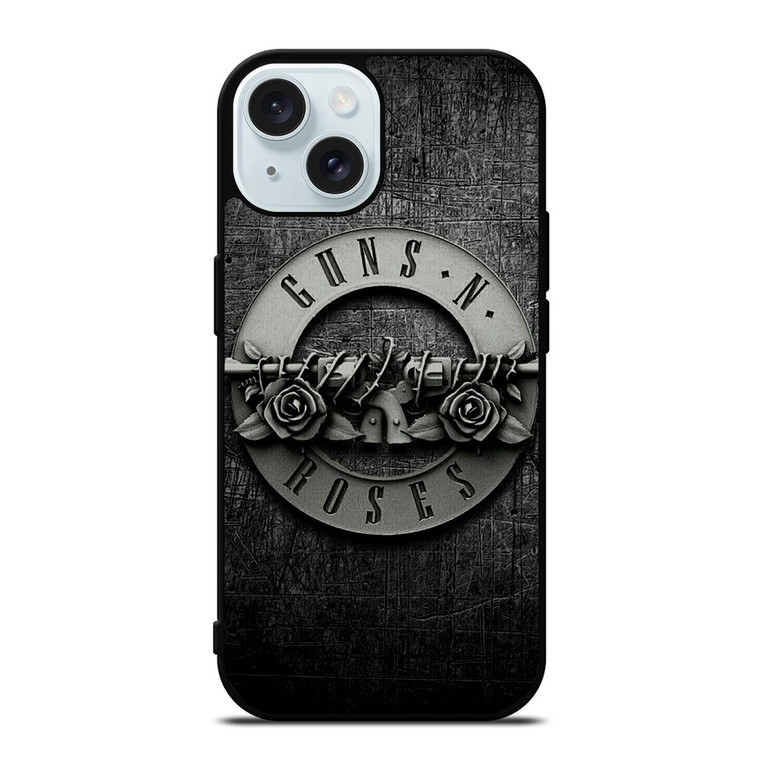 GUNS AND ROSES GNR EMBLEM iPhone 15 Case Cover