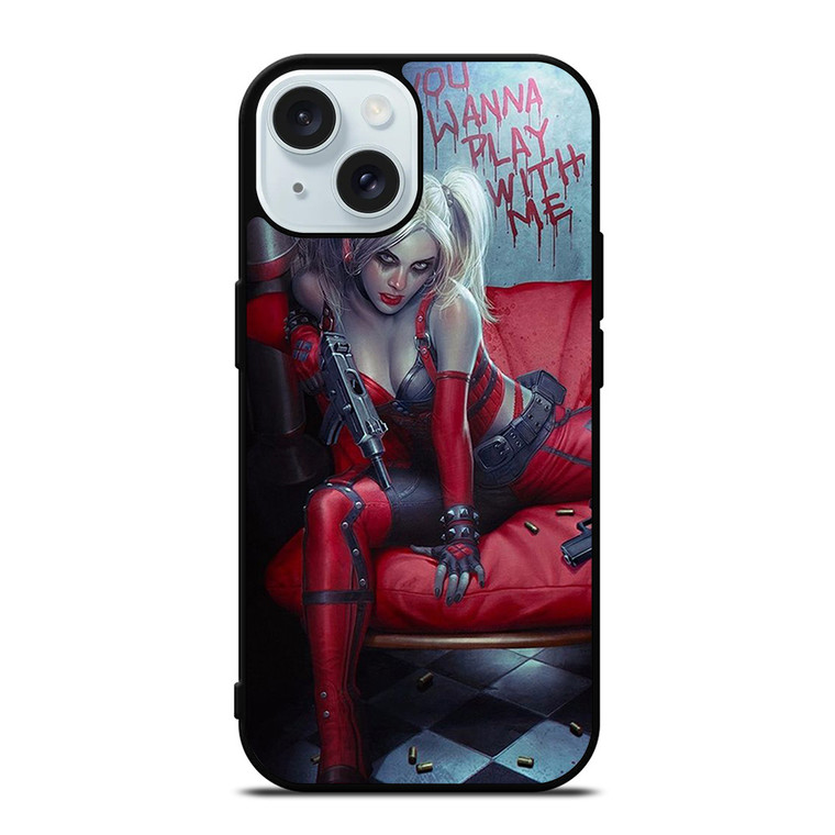 HARLEY QUINN BATMAN iPhone 15 Case Cover
