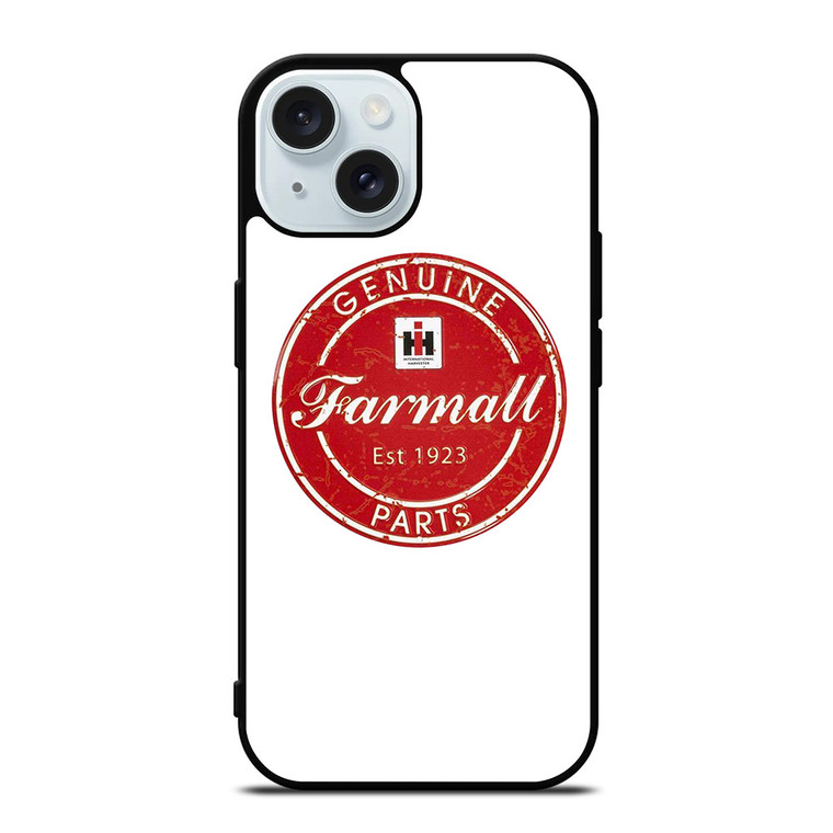 IH INTERNATIONAL HARVESTER FARMALL TRACTOR LOGO PARTS EST 1923 iPhone 15 Case Cover