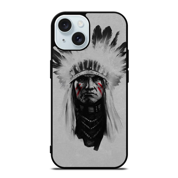 INDIAN TRIBES ART iPhone 15 Case Cover