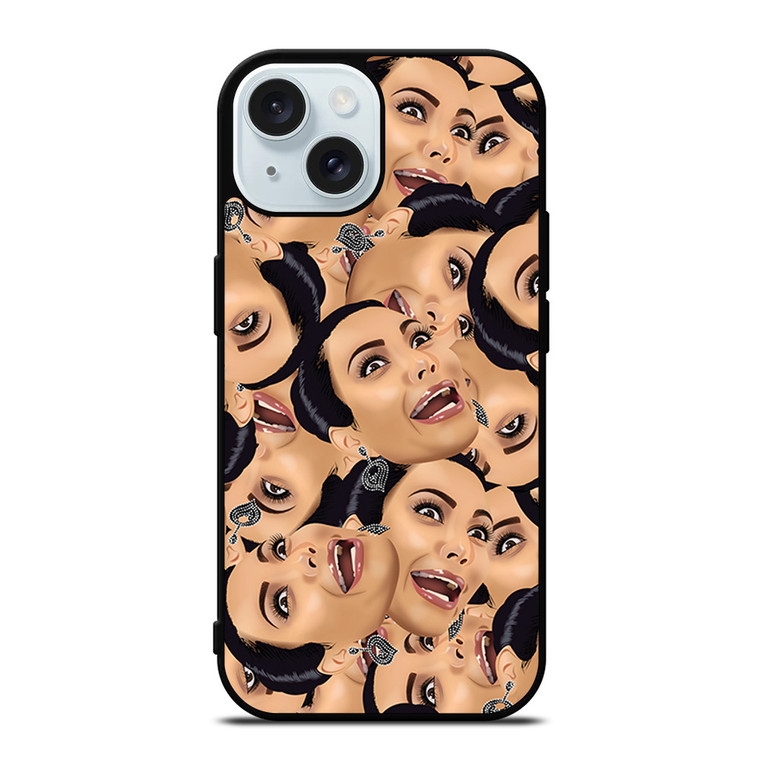 KIM KARDASHIAN KIMOJI iPhone 15 Case Cover