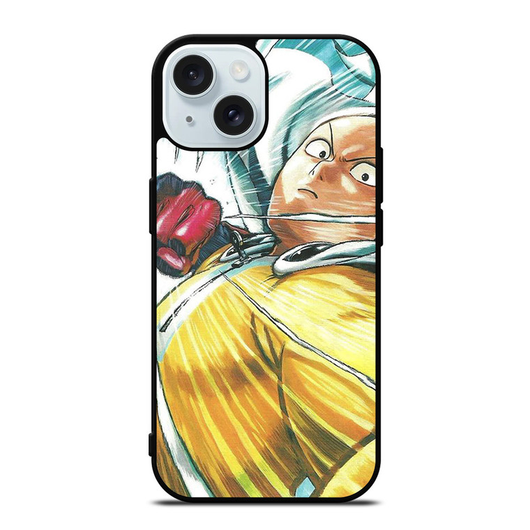 ONE PUNCH MAN HERO SAITAMA iPhone 15 Case Cover