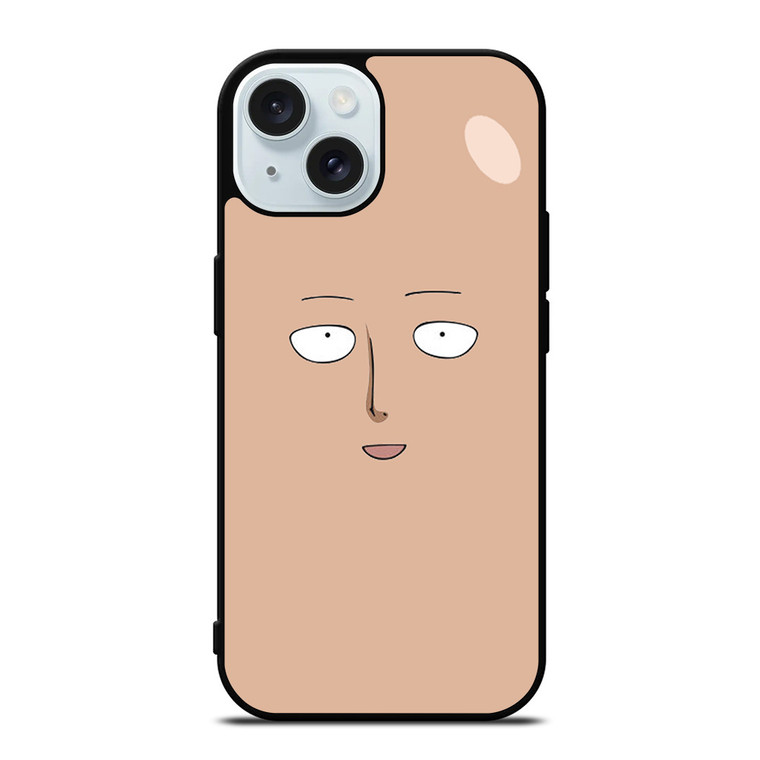 ONE PUNCH MAN SAITAMA FUNNY FACE iPhone 15 Case Cover