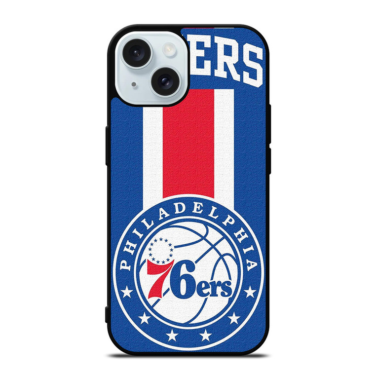 PHILADELPHIA 76ERS SIXERS LOGO iPhone 15 Case Cover