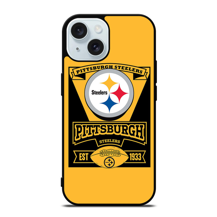 PITTSBURGH STEELERS 1933 iPhone 15 Case Cover