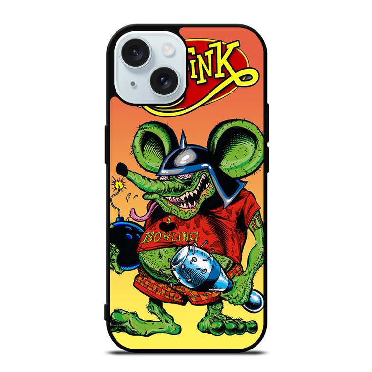 RAT FINK BOWLING iPhone 15 Case Cover